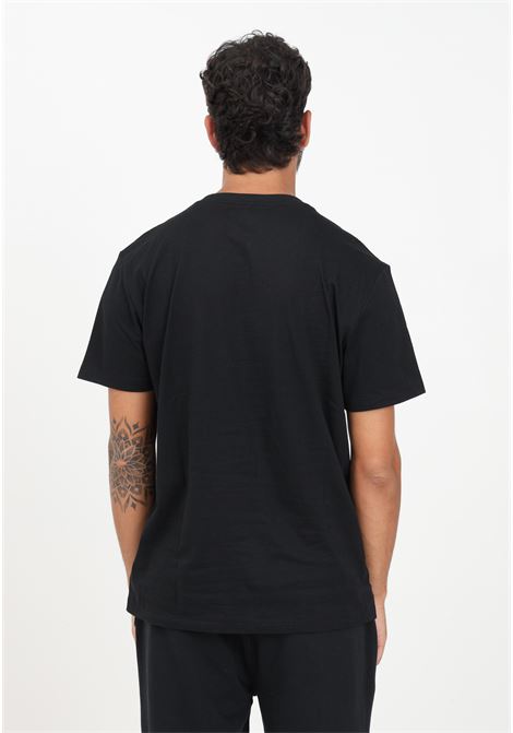 T-shirt casual nera da uomo con stampa logo RALPH LAUREN | 714899613004.