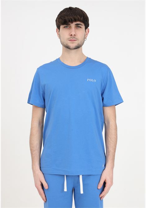 T-shirt uomo donna blu con logo RALPH LAUREN | T-shirt | 714931650002NEW ENGLAND BLUE