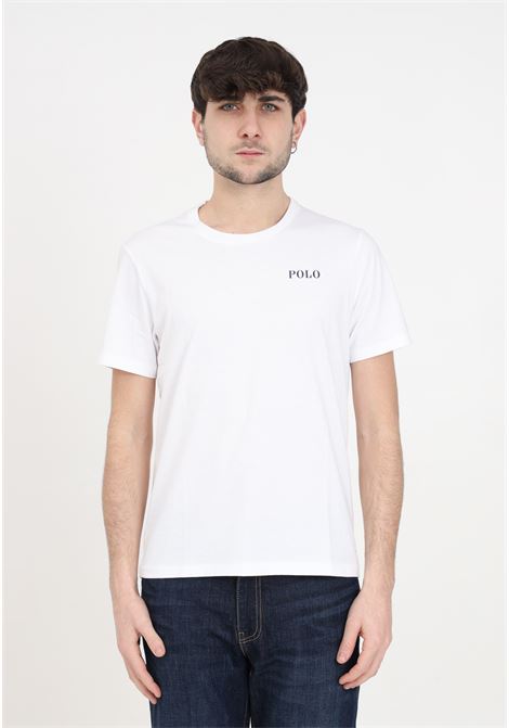 T-shirt uomo donna bianca con logo RALPH LAUREN | 714931650003WHITE