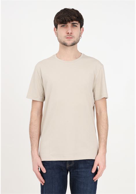 Beige men's and women's t-shirt with logo on the sleeve RALPH LAUREN | 714931653002STONEWEAR GREY