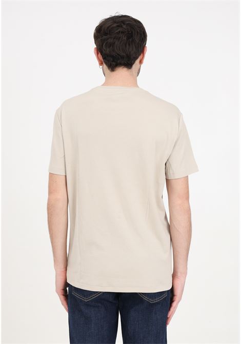 Beige men's and women's t-shirt with logo on the sleeve RALPH LAUREN | T-shirt | 714931653002STONEWEAR GREY