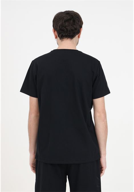 T-shirt da uomo nera con logo in basso RALPH LAUREN | T-shirt | 714932511002BLACK