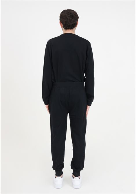 Men's black fleece jogging trousers with logo RALPH LAUREN | 714932512002POLO BLACK