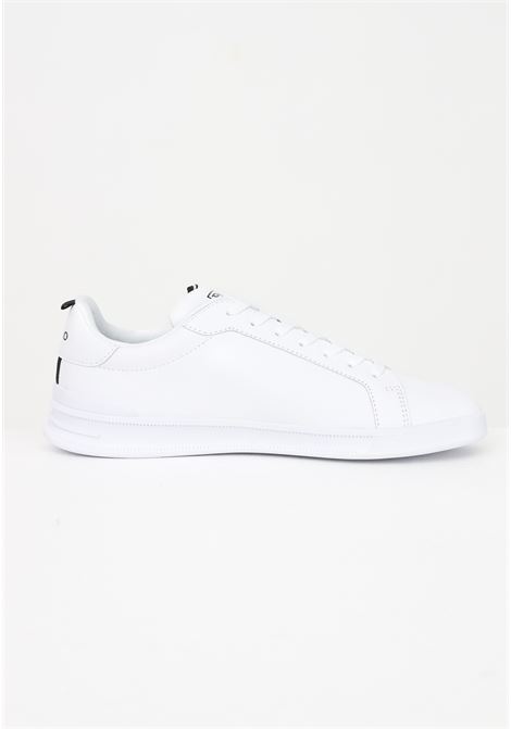 White men's sneakers with side logo symbol RALPH LAUREN | Sneakers | 809860883006WHITE/BLACK PP