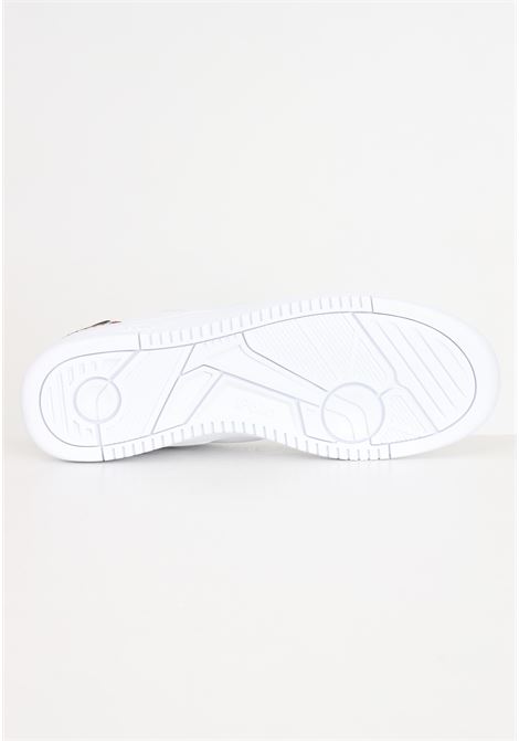 White men's sneakers with logo detail on the side RALPH LAUREN | 809891791003WHITE/BLACK PP