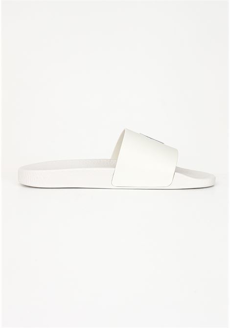 White men's slippers with logo RALPH LAUREN | Slippers | 809892945-007.