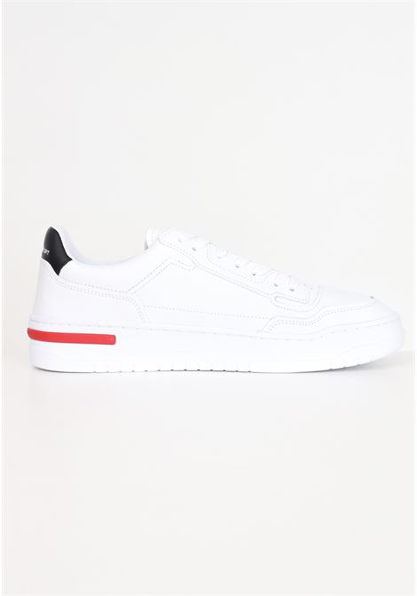 White low top lace sneakers for men RALPH LAUREN | Sneakers | 809931902001WHITE