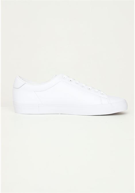 Sneakers da uomo bianche Longwood in pelle RALPH LAUREN | 816785025004WHITE/WHITE