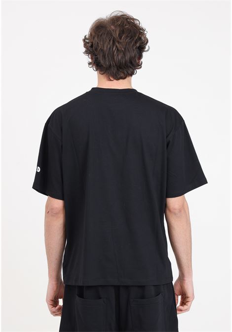 T-shirt da uomo nera con stampa in bianco sul davanti READY 2 DIE | R2D0102