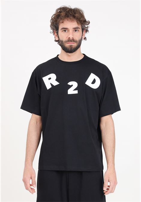 Black men's t-shirt with white logo patch READY 2 DIE | T-shirt | R2D0203