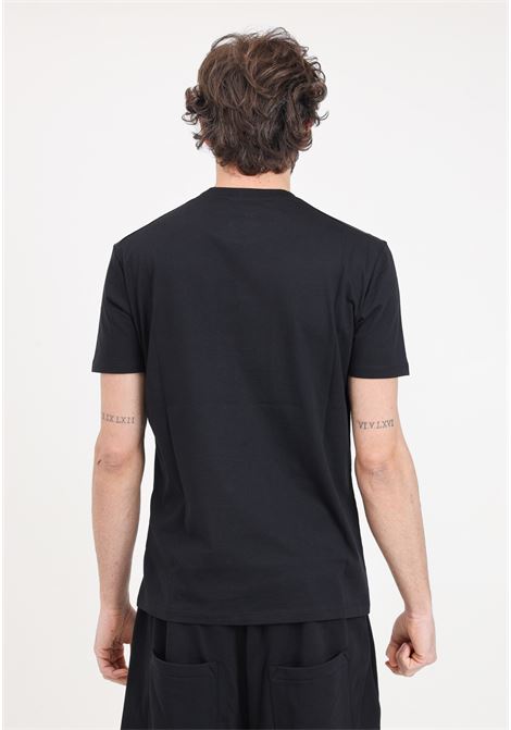 Black men's T-shirt with color logo print READY 2 DIE | R2D0701