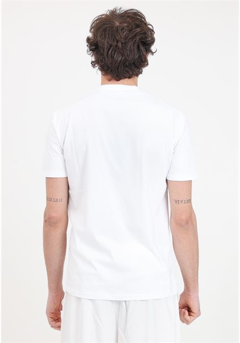 T-shirt da uomo bianca con stampa logo in nero READY 2 DIE | R2D0901