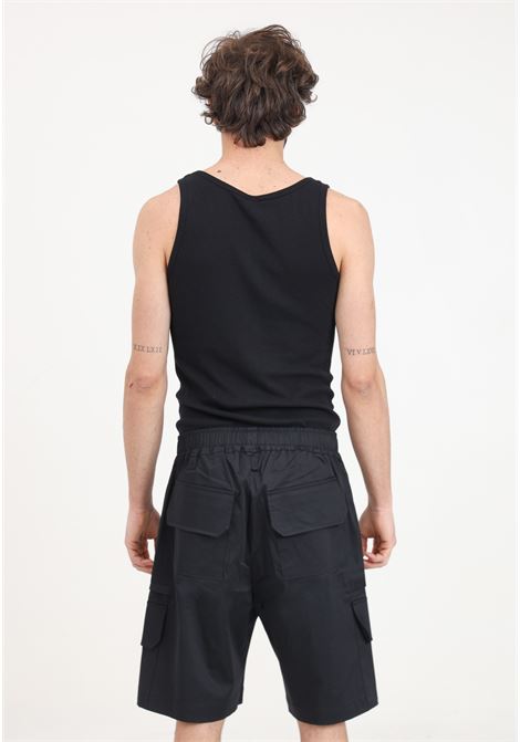 Shorts da uomo neri modello cargo READY 2 DIE | Shorts | R2D2401