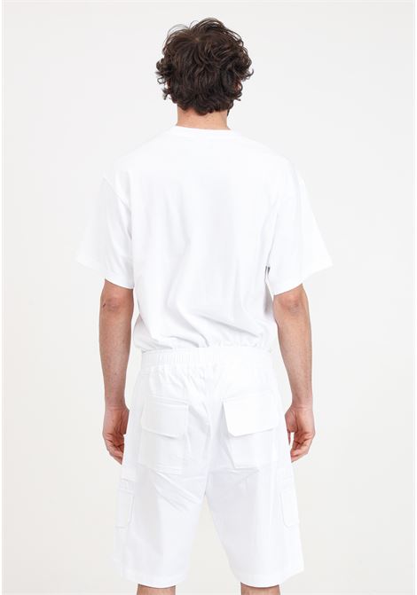 Shorts da uomo bianchi modello cargo READY 2 DIE | Shorts | R2D2402