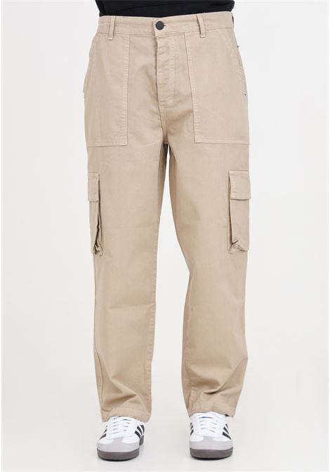 Beige men's cargo trousers READY 2 DIE | Pants | R2D2603