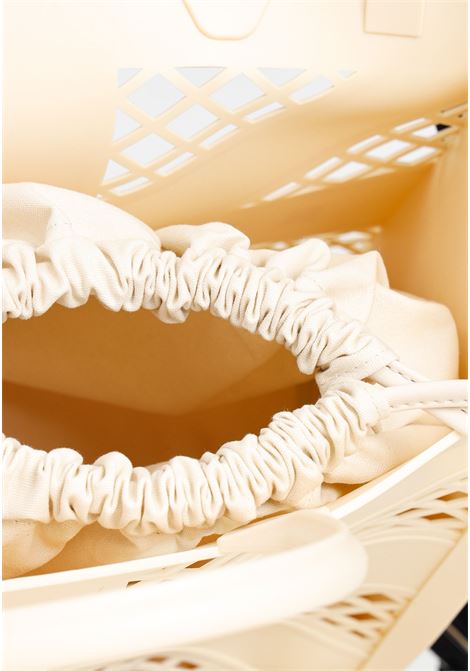 Borsa da donna shopper beige con tracolla stoffa logata RICHMOND | RWP24031BOTABONE