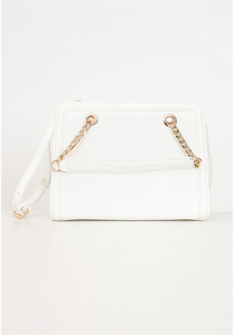 White women's bag with low-relief logo RICHMOND | Bags | RWP24049BOFWWHITE-GOLD