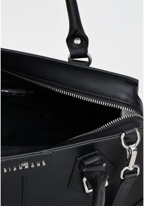 Black women's bag with handles and shoulder strap RICHMOND | RWP24120BOFWBLACK