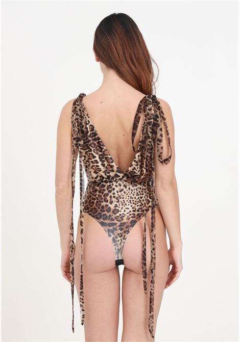 Body da donna con stampa leopardata S#IT | Body | SH24043LEOPARD