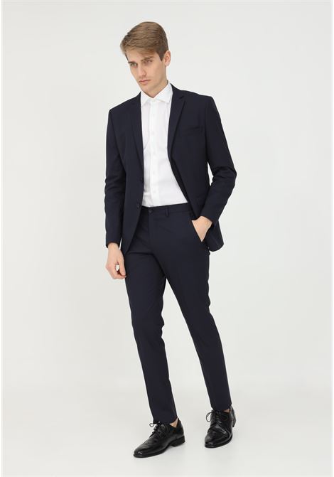 Blue elegant trousers for men SELECTED HOMME | Pants | 16051395NAVY BLAZER