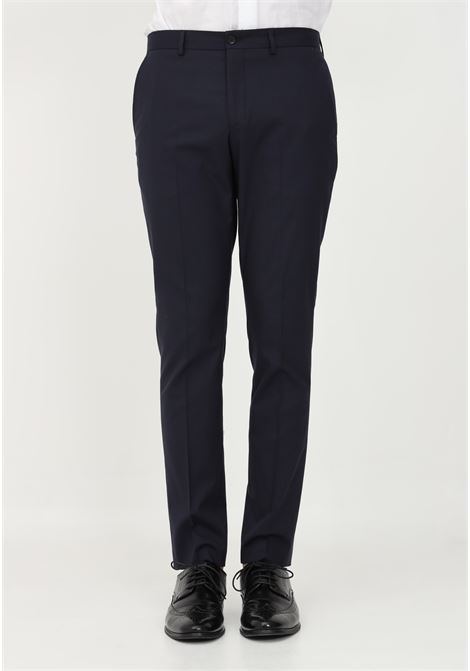 Blue elegant trousers for men SELECTED HOMME | Pants | 16051395NAVY BLAZER