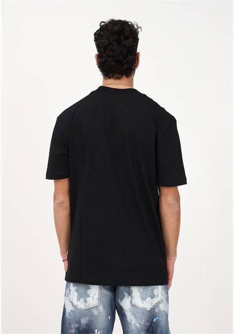 T-shirt casual nera da uomo SELECTED HOMME | T-shirt | 16077385BLACK