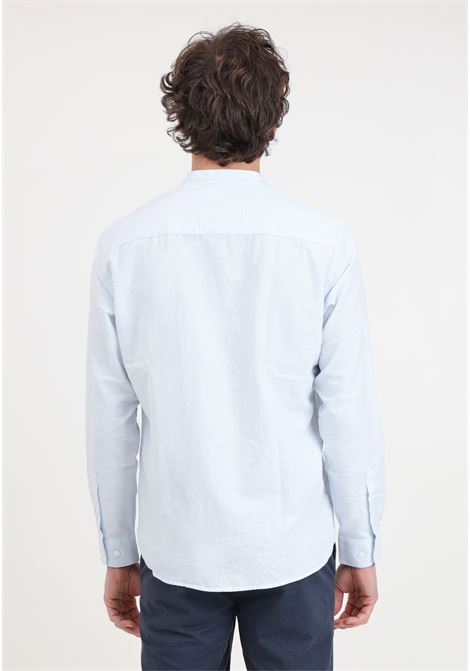 Light blue men's shirt with mandarin collar SELECTED HOMME | 16079054Skyway