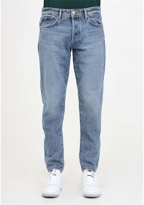 Jeans da uomo medium blue denim Slim Tapered Toby SELECTED HOMME | Pantaloni | 16080468MEDIUM BLUE DENIM