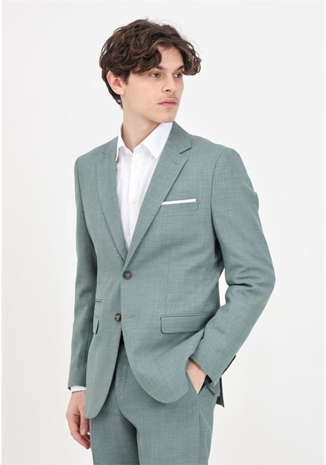 Elegant green jacket for men SELECTED HOMME | Blazer | 16087870Light Green Melange