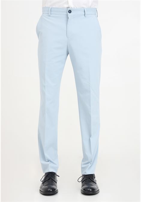 Elegant light blue trousers for men SELECTED HOMME | Pants | 16088564Light Blue