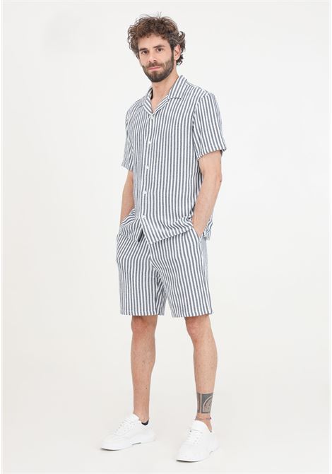 Shorts da uomo blu e bianchi a righe SELECTED HOMME | Shorts | 16091289Dark Sapphire