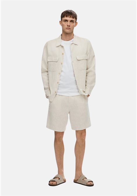 Shorts da uomo beige SELECTED HOMME | 16092314Pure Cashmere