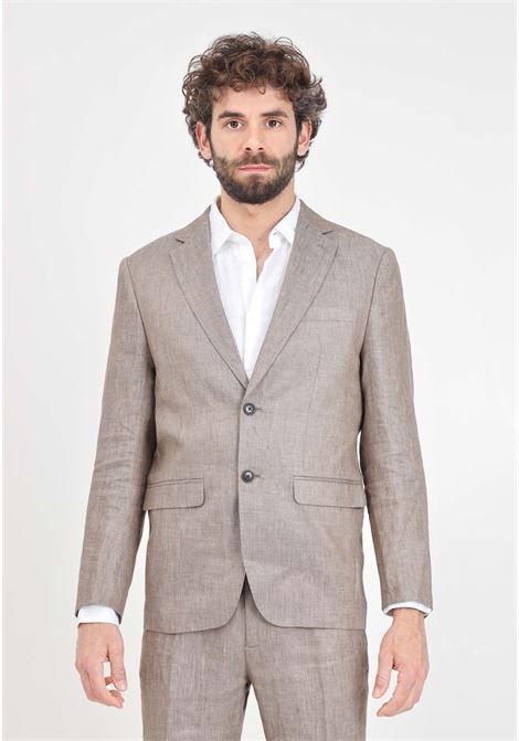 Elegant brown jacket for men SELECTED HOMME | Blazer | 16092414Brownie