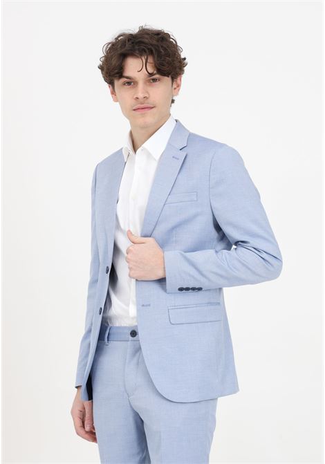 Light blue men's jacket SELECTED HOMME | Blazer | 16092418Light Blue