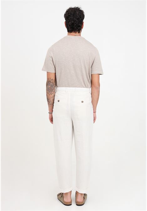 Cream colored men's trousers SELECTED HOMME | Pants | 16092732Oatmeal