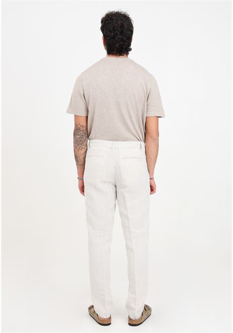 Pantaloni beige da uomo misto lino SELECTED HOMME | Pantaloni | 16093615Pure Cashmere