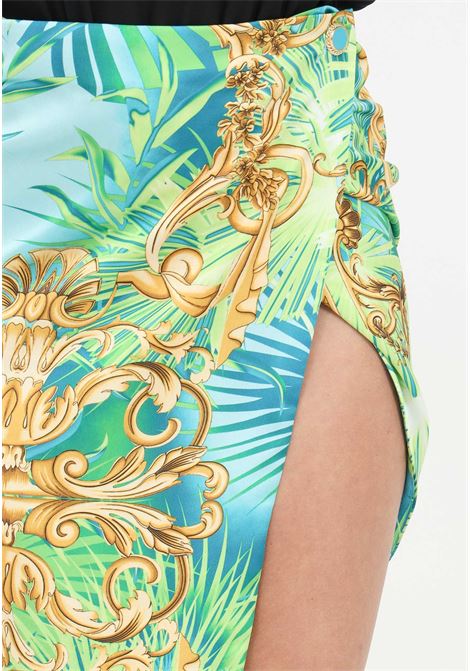 Tropical patterned women's skirt S#IT | Skirts | SH24004TROPICAL