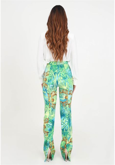 Women's trousers with tropical print S#IT | SH24030TROPICAL BAROQUE