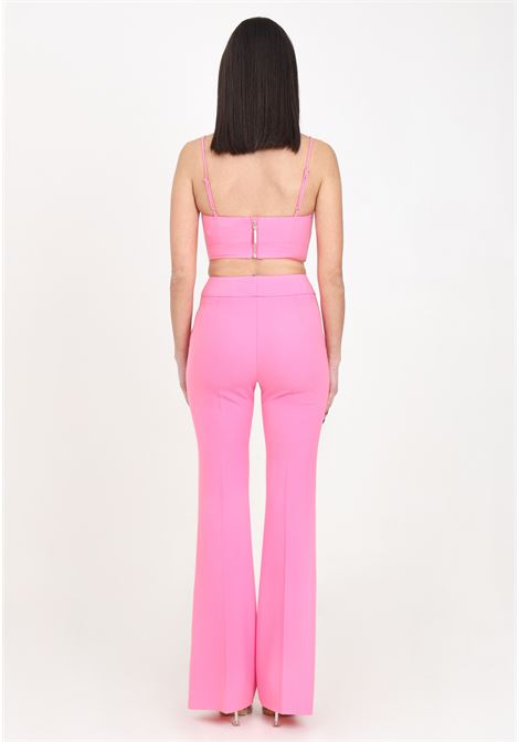 Pantaloni da donna rosa a zampa SIMONA CORSELLINI | P24CPPA019-01-TCRP00040671