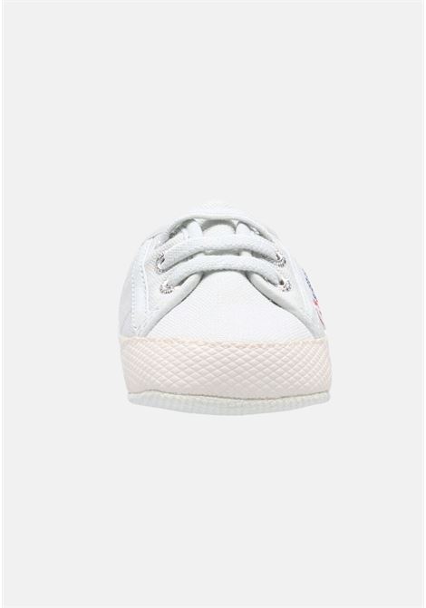 Sneakers neonato bianche con lacci elastici SUPERGA | S1116JW-4006900