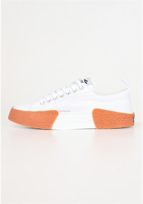 Sneakers uomo donna bianche Stripe big bumpers SUPERGA | Sneakers | S2137CW-2660A0R
