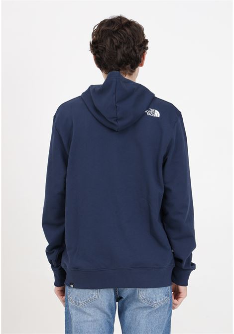 Midnight blue sweatshirt for men with contrasting logo THE NORTH FACE | Hoodie | NF00CEP78K218K21