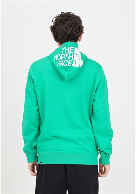 Green men's sweatshirt with Drew Peak logo print THE NORTH FACE | Hoodie | NF0A2S57PO81PO81