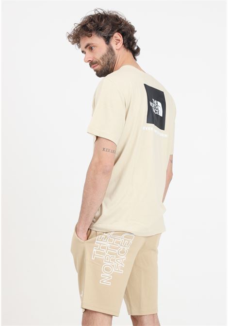 Light beige graphic men's shorts THE NORTH FACE | Shorts | NF0A3S4FLK51LK51