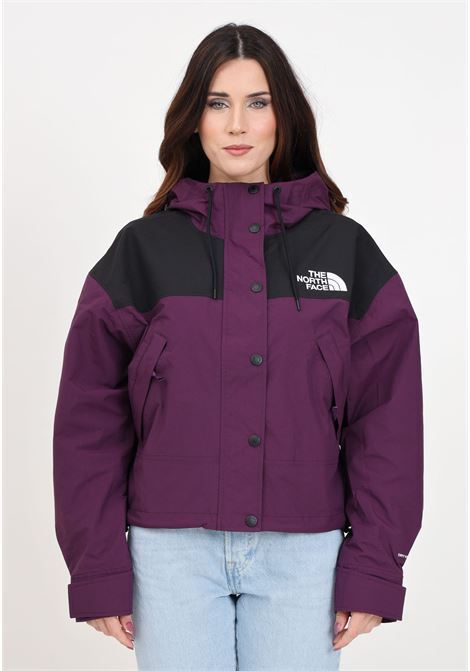 Tnf Black Reign On women's windbreaker in black and purple THE NORTH FACE | Jackets | NF0A3XDC6NR16NR1