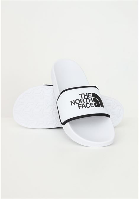 White slippers with logo band for men and women Base Camp Slide III THE NORTH FACE | NF0A4T2RLA91LA91
