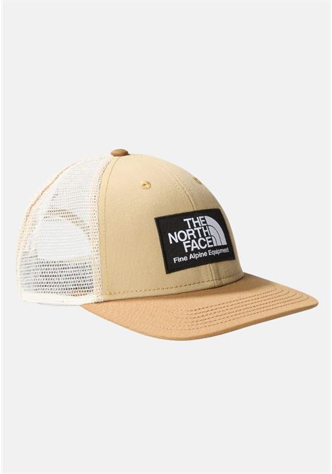 Beige and white mudder trucker cap for men and women THE NORTH FACE | NF0A5FX8WK21WK21