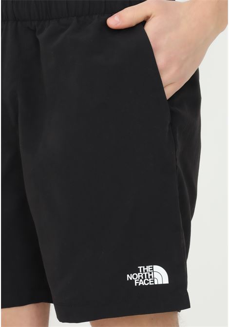 Shorts mare nero da uomo con stampa logo THE NORTH FACE | Beachwear | NF0A5IG5JK31JK31