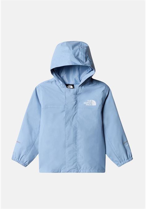 Baby blue jacket with contrasting logo on the chest THE NORTH FACE | Jackets | NF0A7ZZSQEO1QEO1