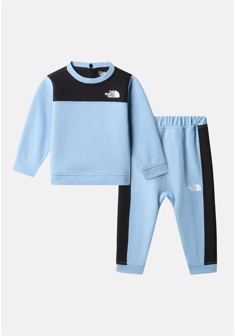 Steel blue baby blue and black tracksuit THE NORTH FACE | Sport suits | NF0A84N1QEO1QEO1